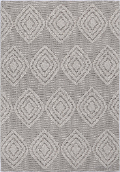 Claymore Modern Indoor/Outdoor Brown Rug (New landed)