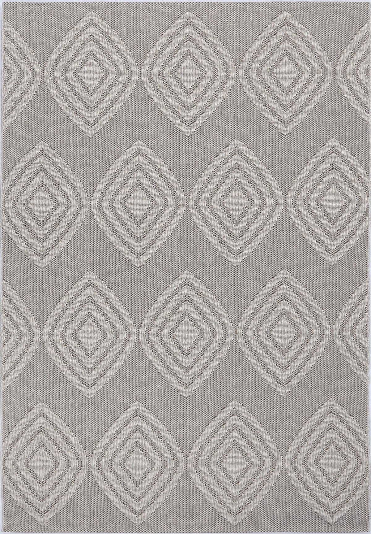 Claymore Modern Indoor/Outdoor Brown Rug (New landed)
