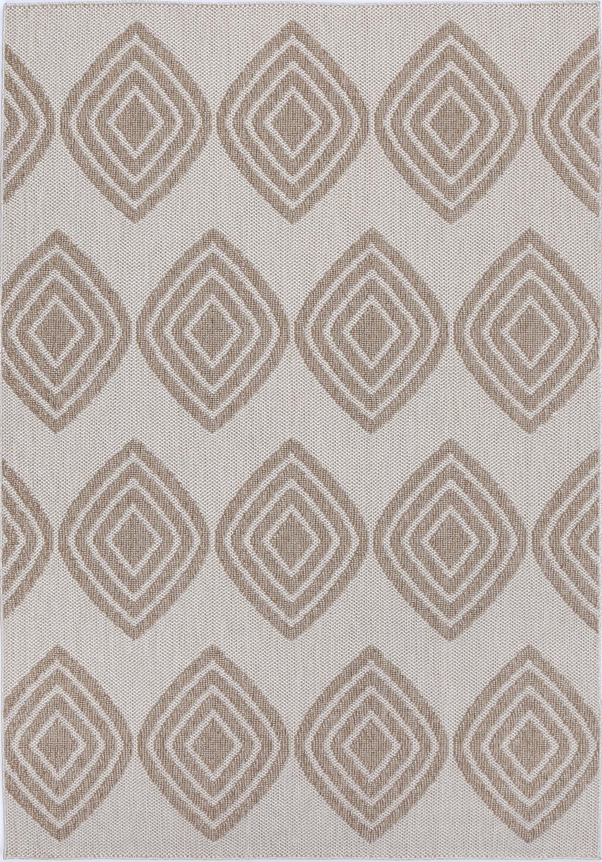 Claymore Modern Indoor/Outdoor Beige Rug (New landed)