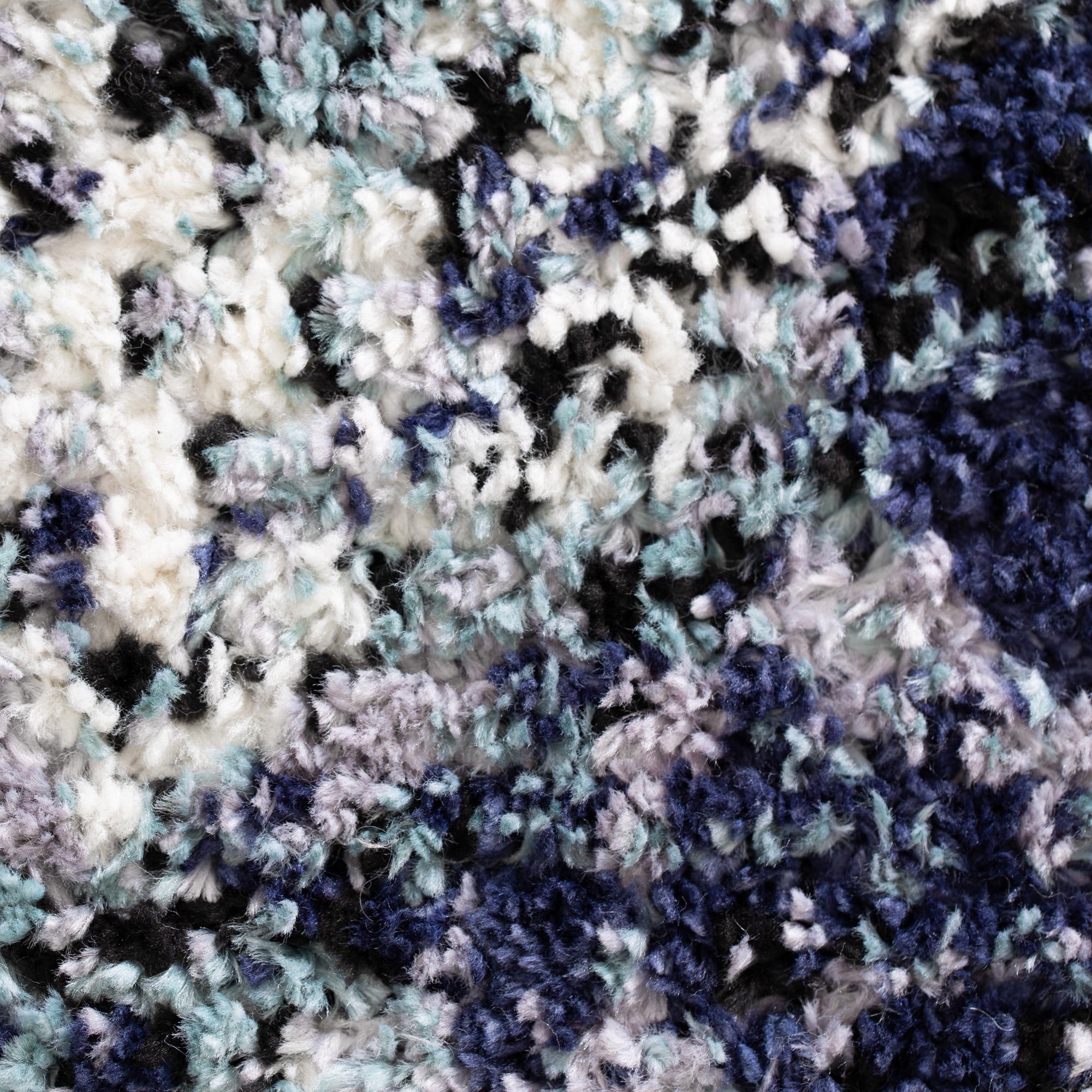 Quarry  Slate Incan Blue Geometric Rug