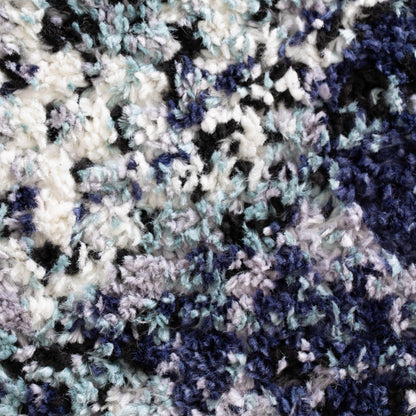 Quarry  Slate Incan Blue Geometric Rug