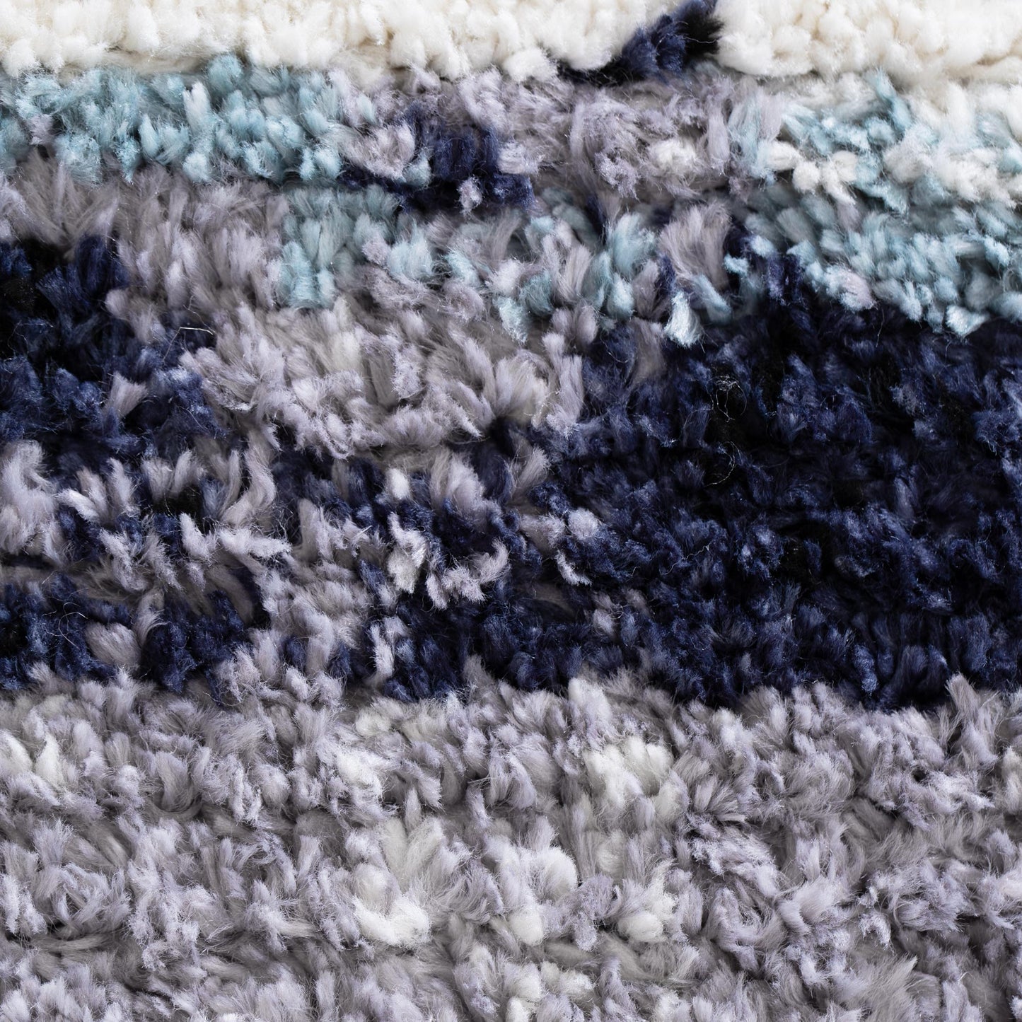 Quarry  Slate Horizon Blue Abstract Rug