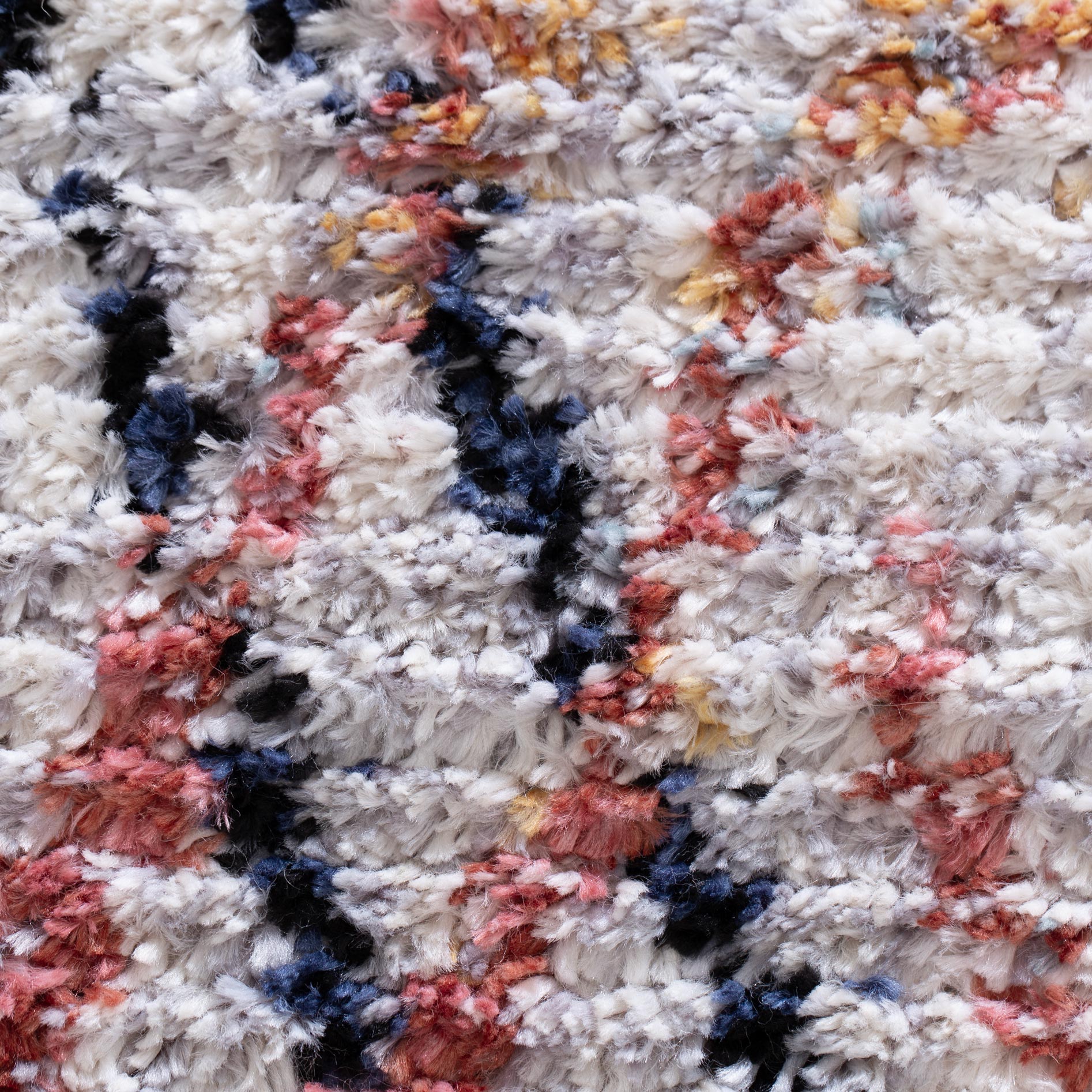 Quarry  Slate Argyle Multi Geometric Rug