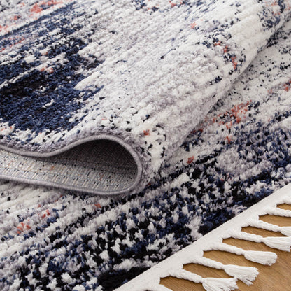 Quarry  Slate Antique Blue Transitional Rug