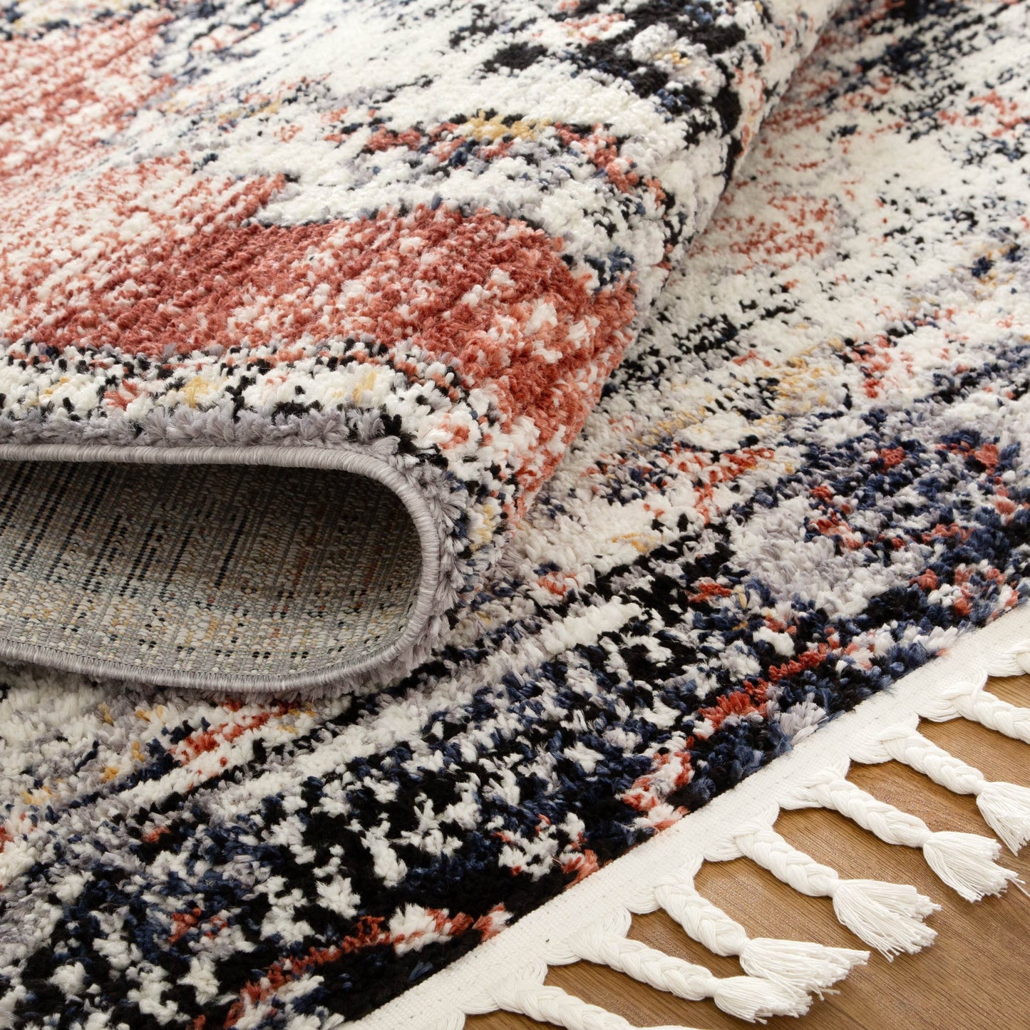 Quarry  Slate Antique Rust Transitional Rug