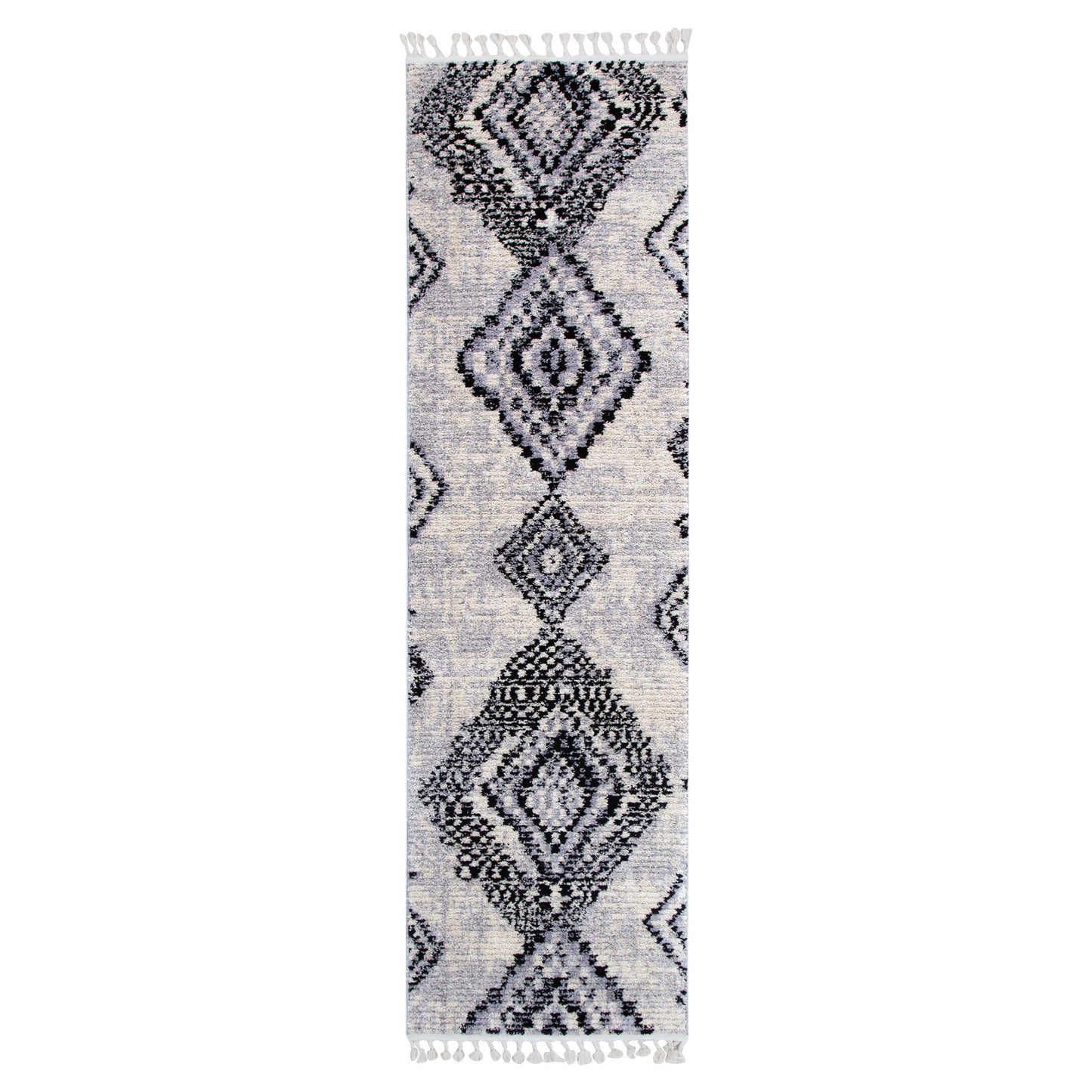 Quarry  Slate Aztec Grey Geometric Rug