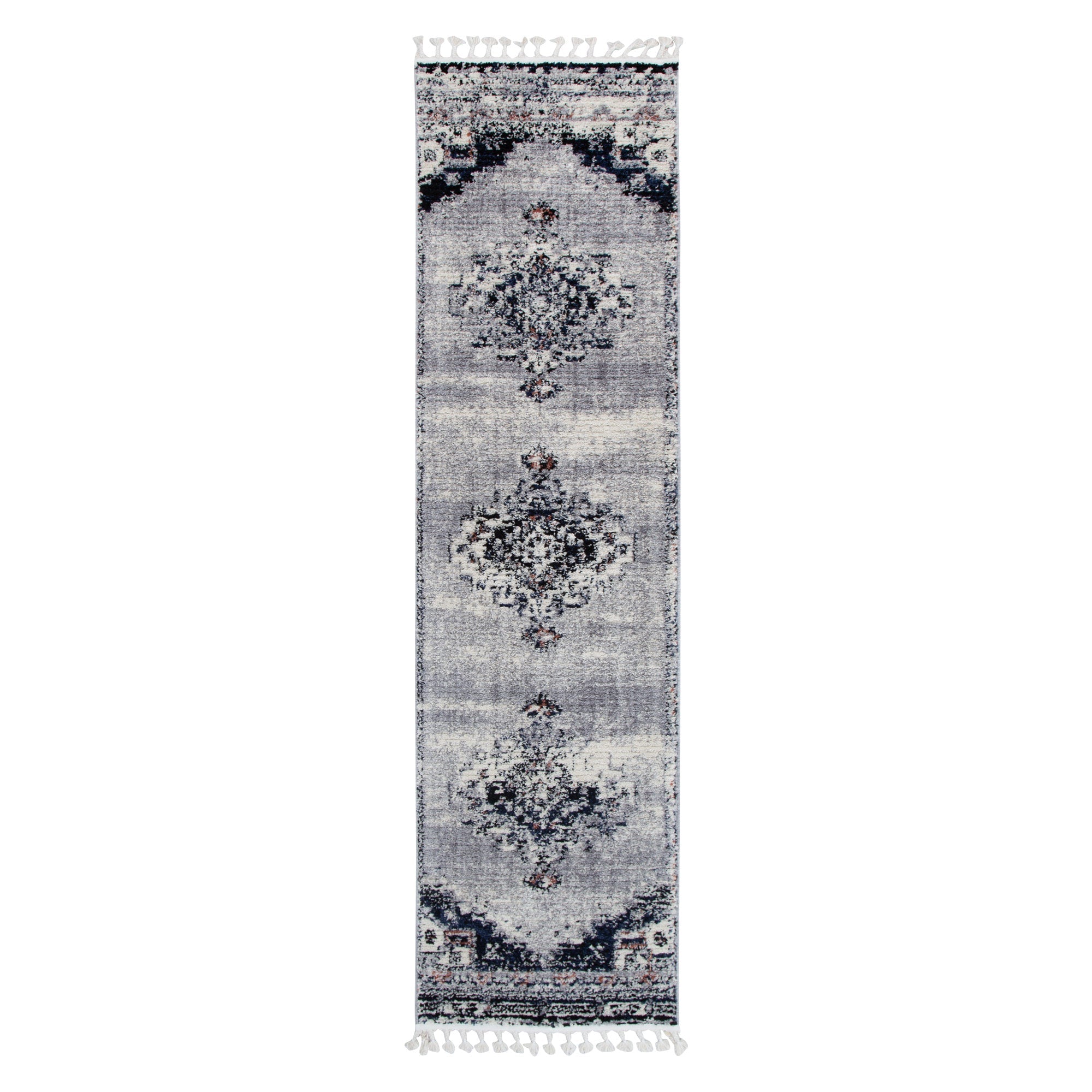 Quarry  Slate Antique Blue Transitional Rug