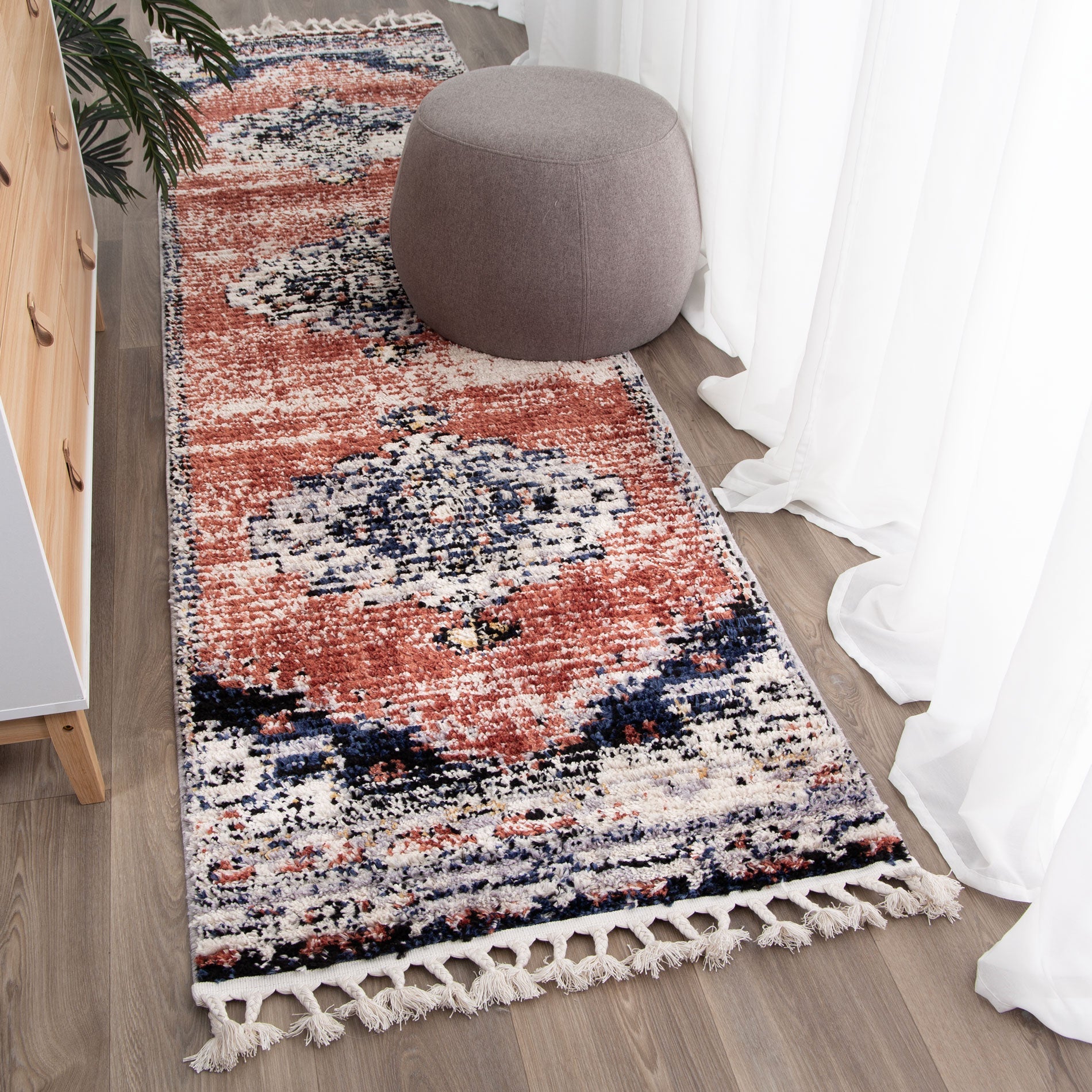 Quarry  Slate Antique Rust Transitional Rug