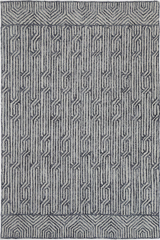Slate Almeria Blue Contemporary Rug