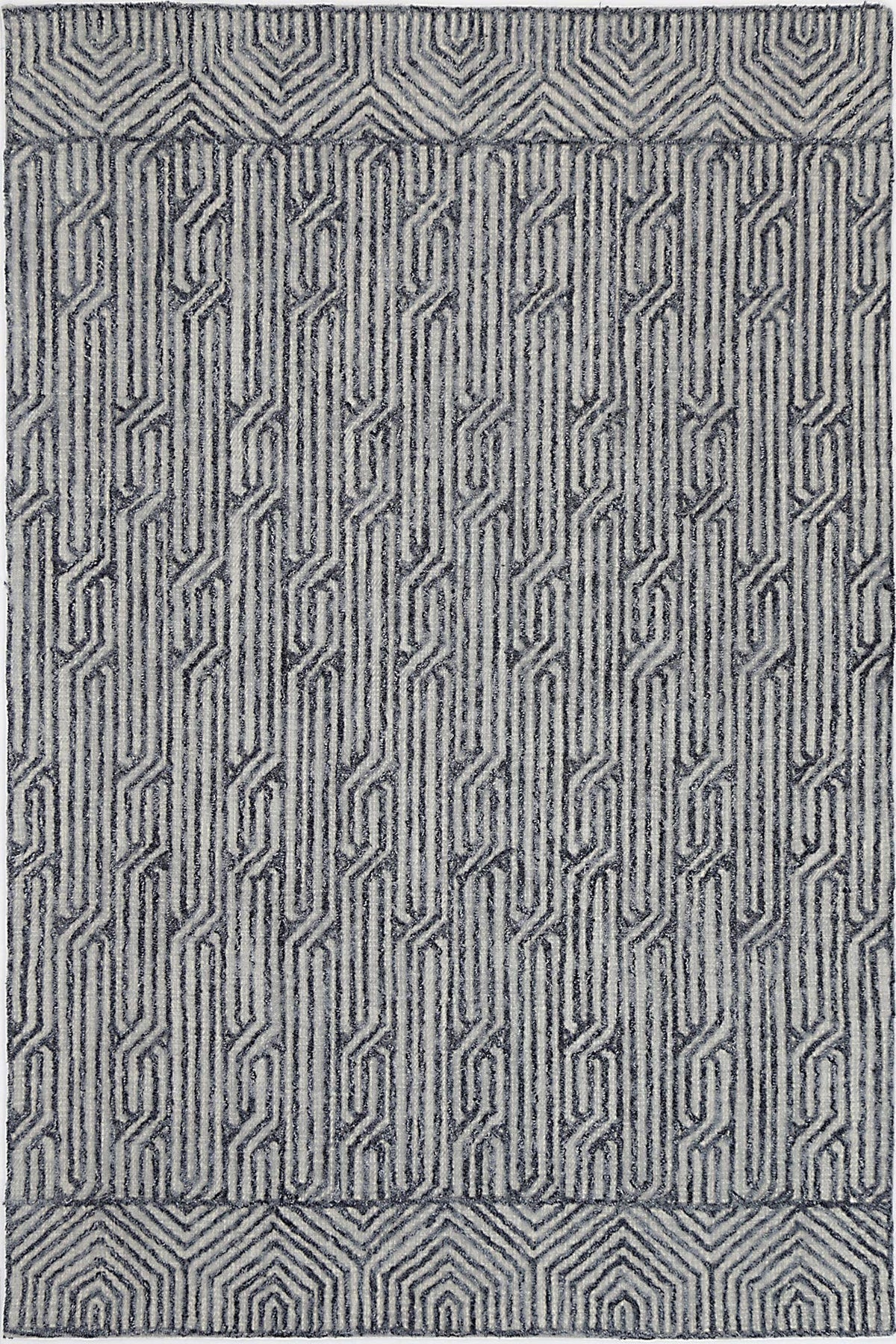 Slate Almeria Blue Contemporary Rug