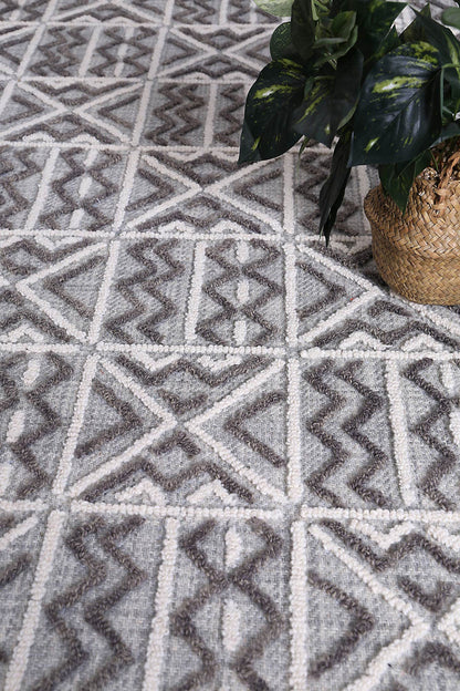 Slate Cordoba Grey Contemporary Rug