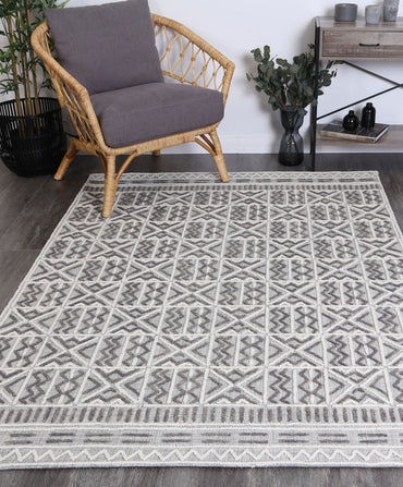 Slate Cordoba Grey Contemporary Rug