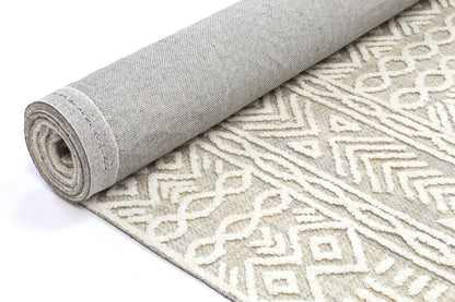 Slate Lucena Beige Contemporary Rug