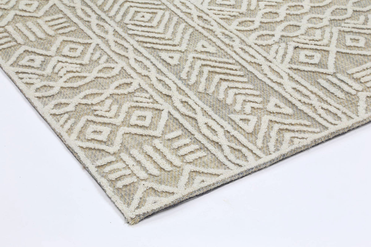 Slate Lucena Beige Contemporary Rug