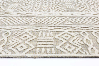 Slate Lucena Beige Contemporary Rug