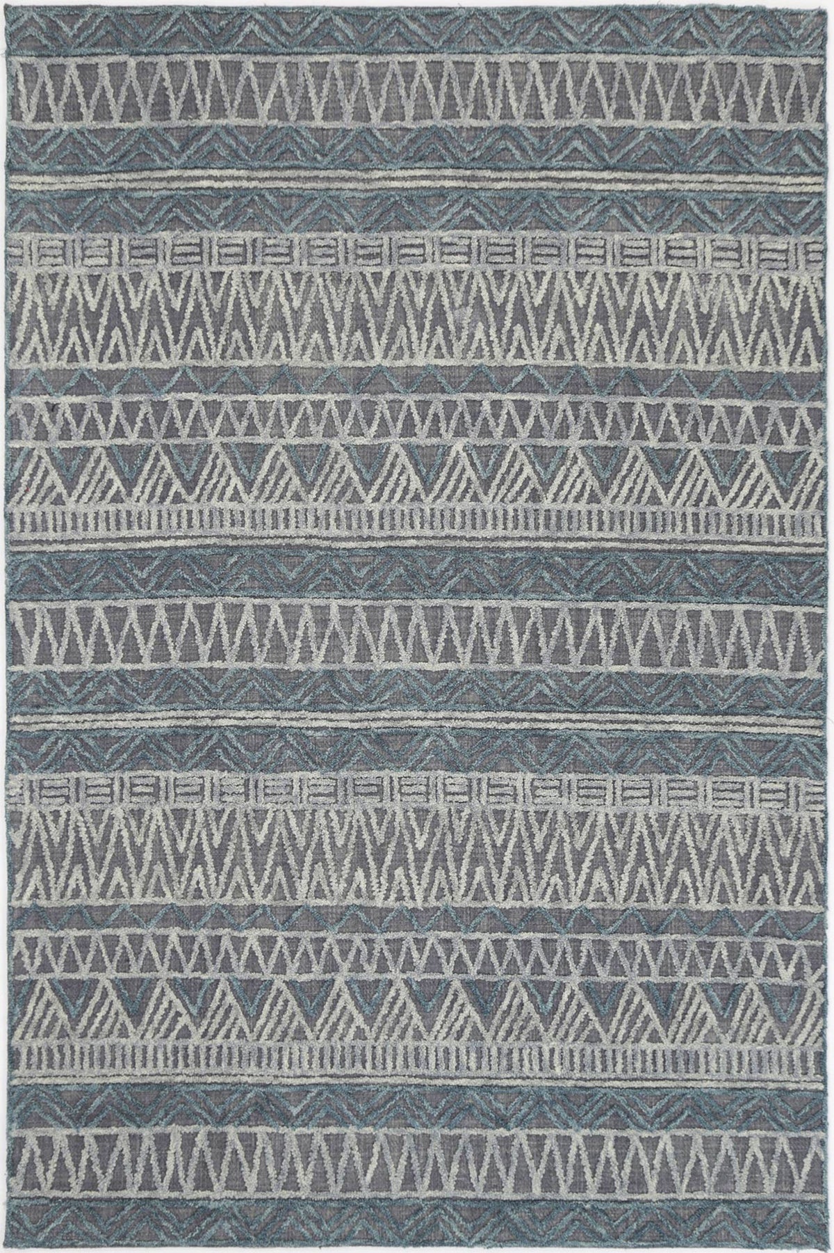 Slate Cazorla Charcoal Contemporary Rug