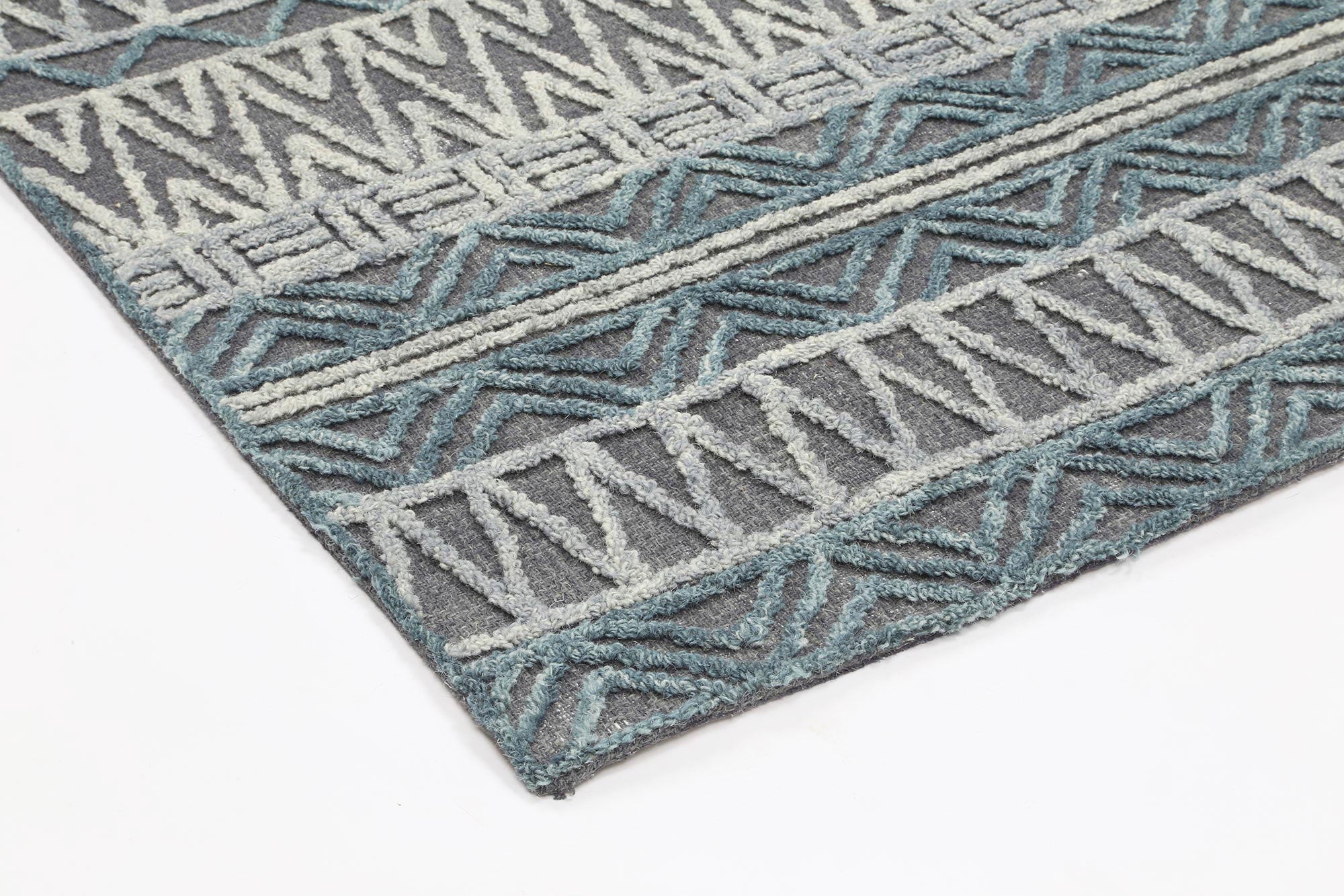 Slate Cazorla Charcoal Contemporary Rug