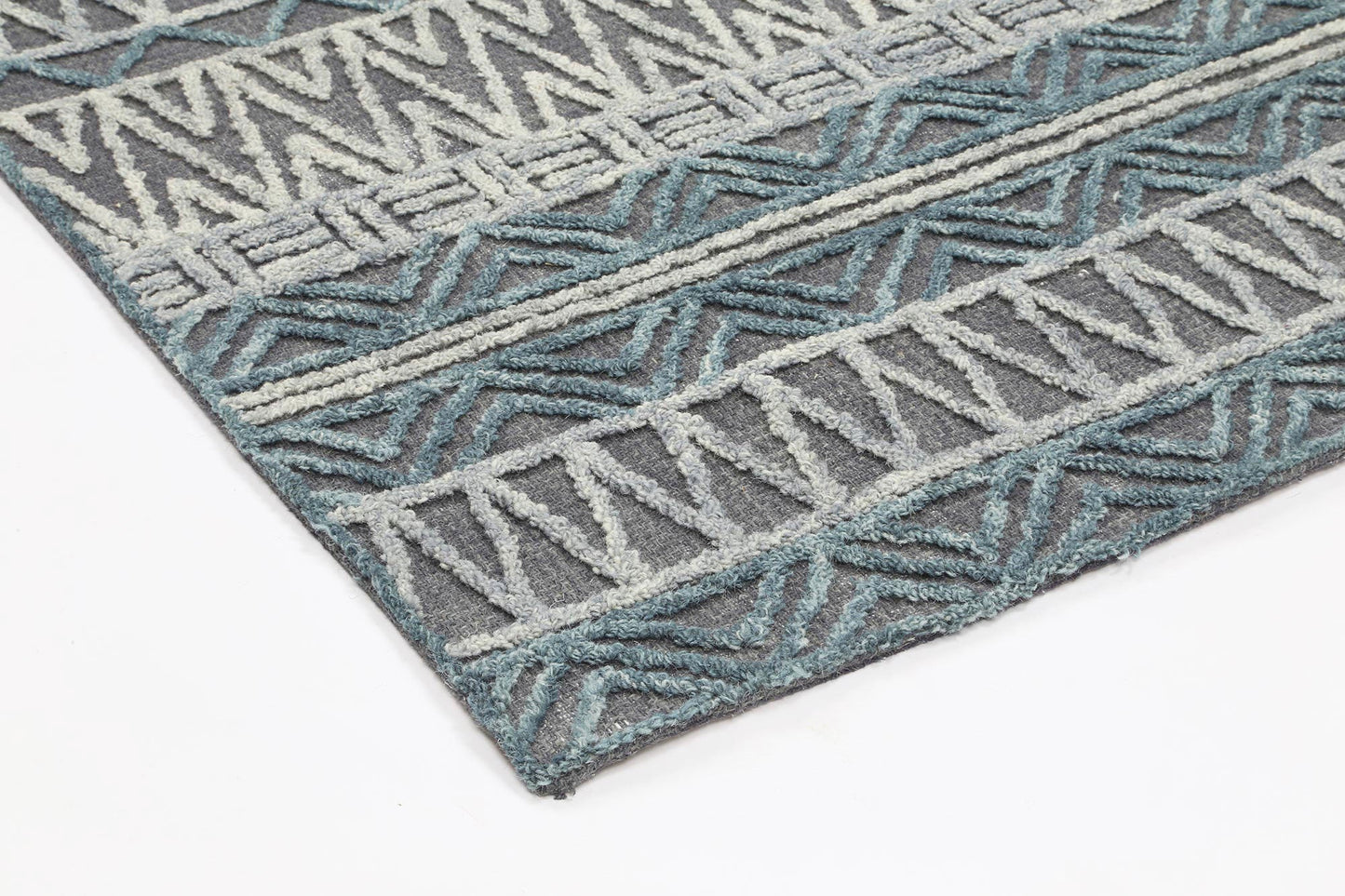 Slate Cazorla Charcoal Contemporary Rug
