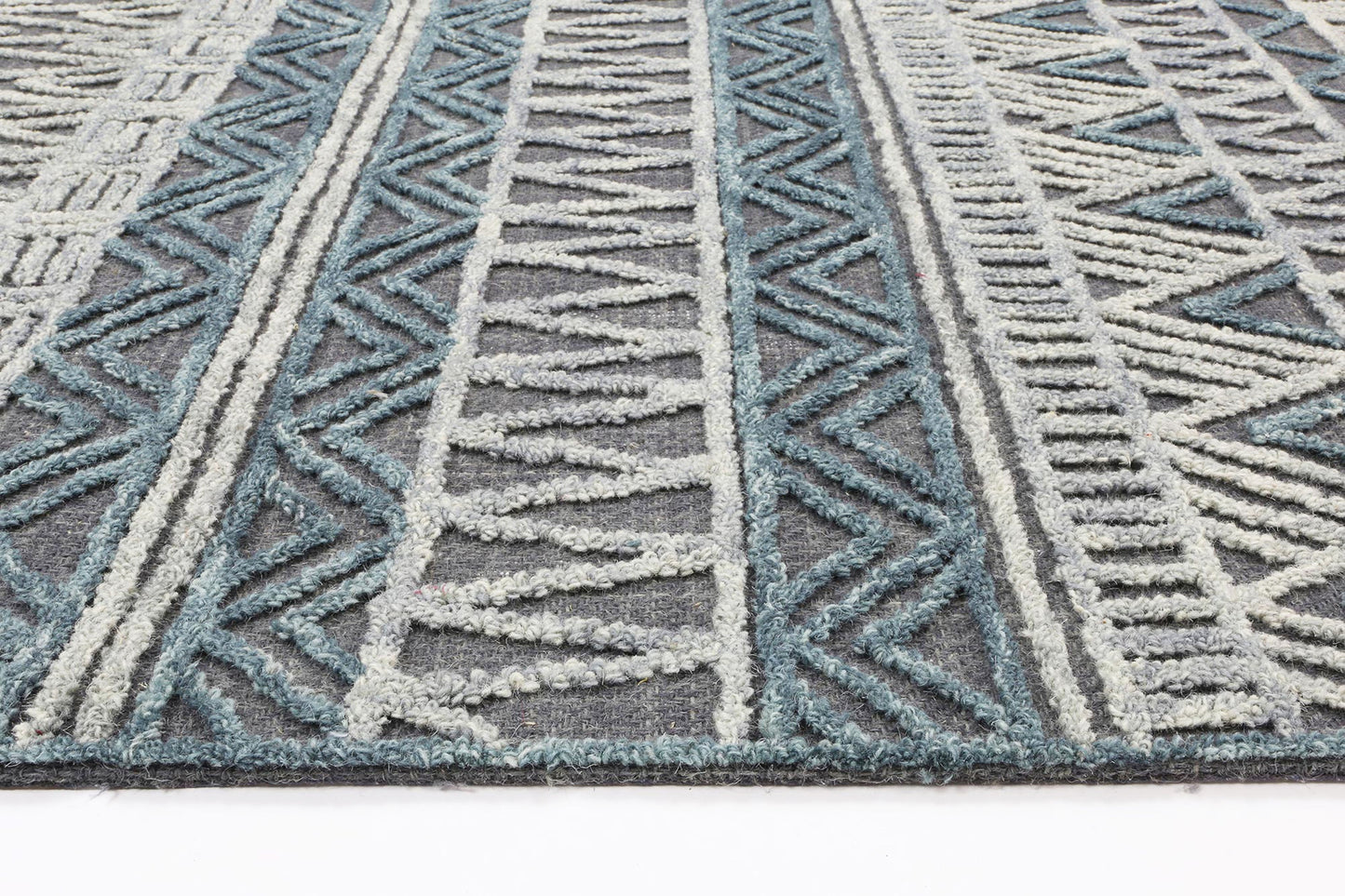 Slate Cazorla Charcoal Contemporary Rug