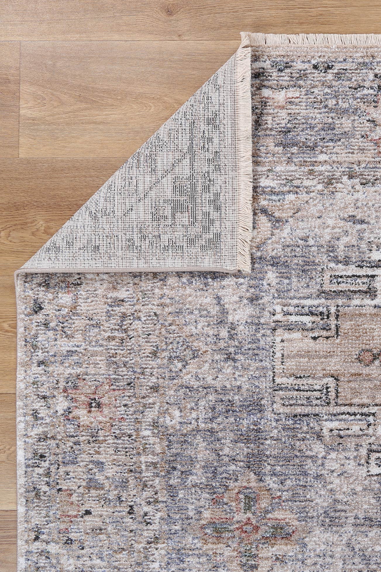 Flint Derbent Ash Traditional Soft Rug