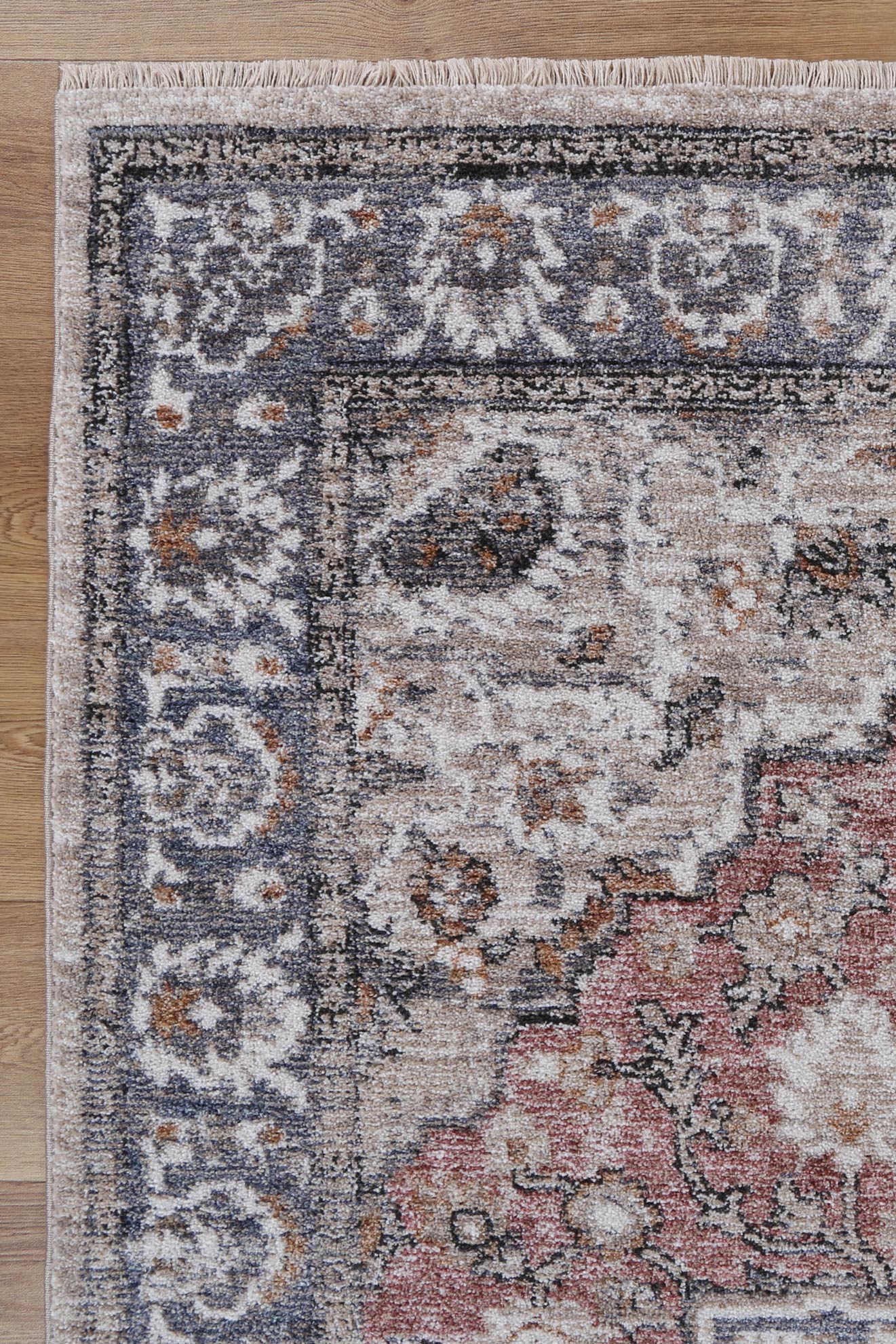 Flint Patchwork Multi Traditional Soft Rug