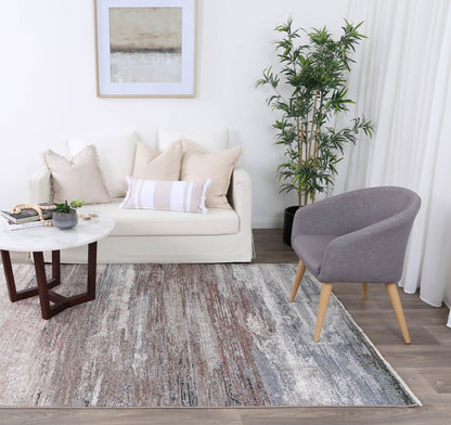 Flint Hormuz Multi Abstract Soft Rug