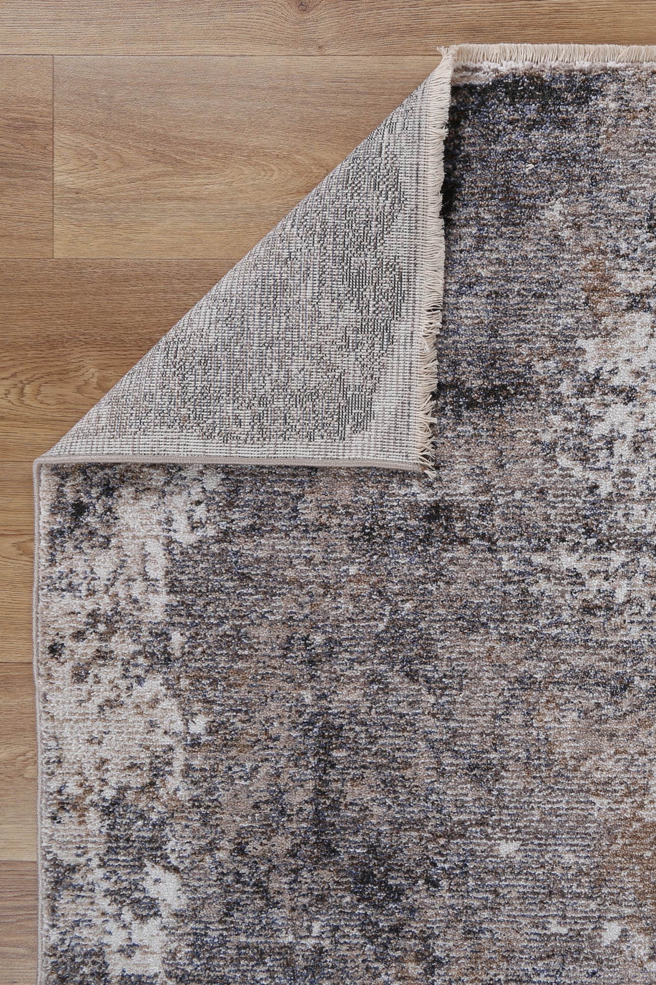 Flint Mosoel Ash Abstract Soft Rug