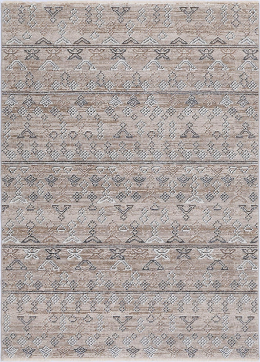 Flint Sivas Ash Tribal Soft Rug