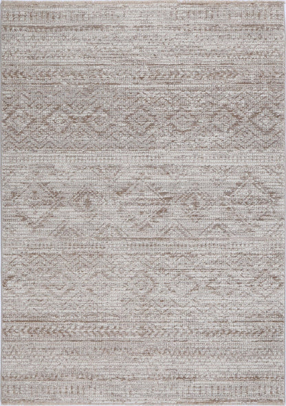 Flint Kesh Beige Tribal Soft Rug