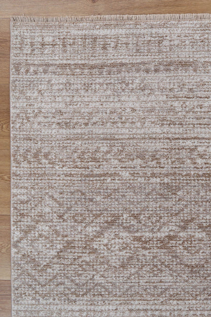 Flint Kesh Beige Tribal Soft Rug