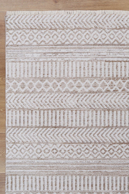 Flint KermanBeige Tribal Soft Rug
