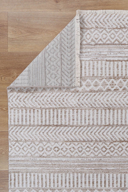 Flint KermanBeige Tribal Soft Rug