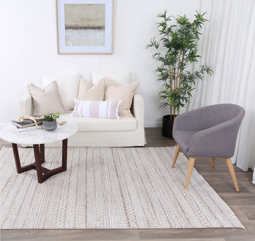 Flint KermanBeige Tribal Soft Rug