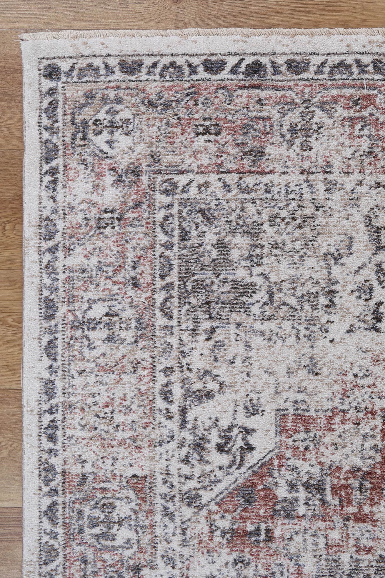 Flint Chintz Multi Traditional Soft Rug