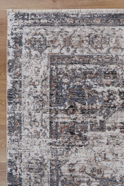 Flint Multan Ash Traditional Soft Rug