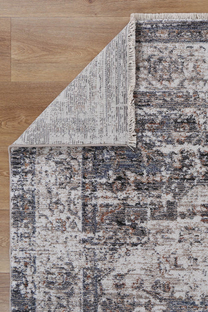 Flint Multan Ash Traditional Soft Rug