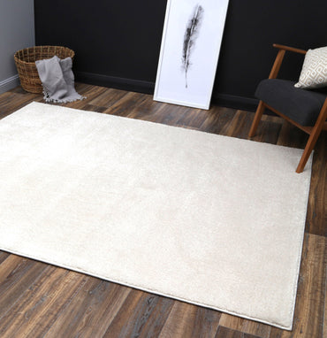 Turin Cream Plush Rug