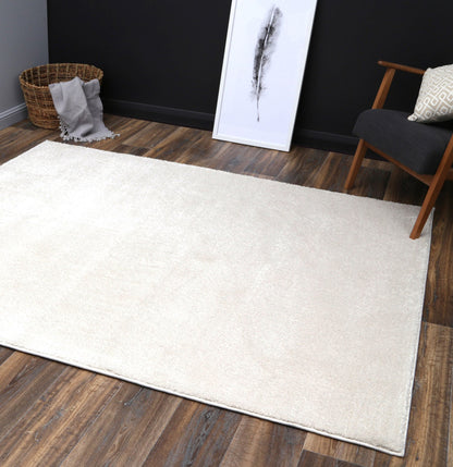 Turin Cream Plush Rug