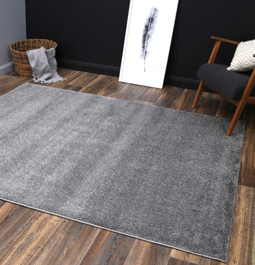 Turin Grey Plush Rug