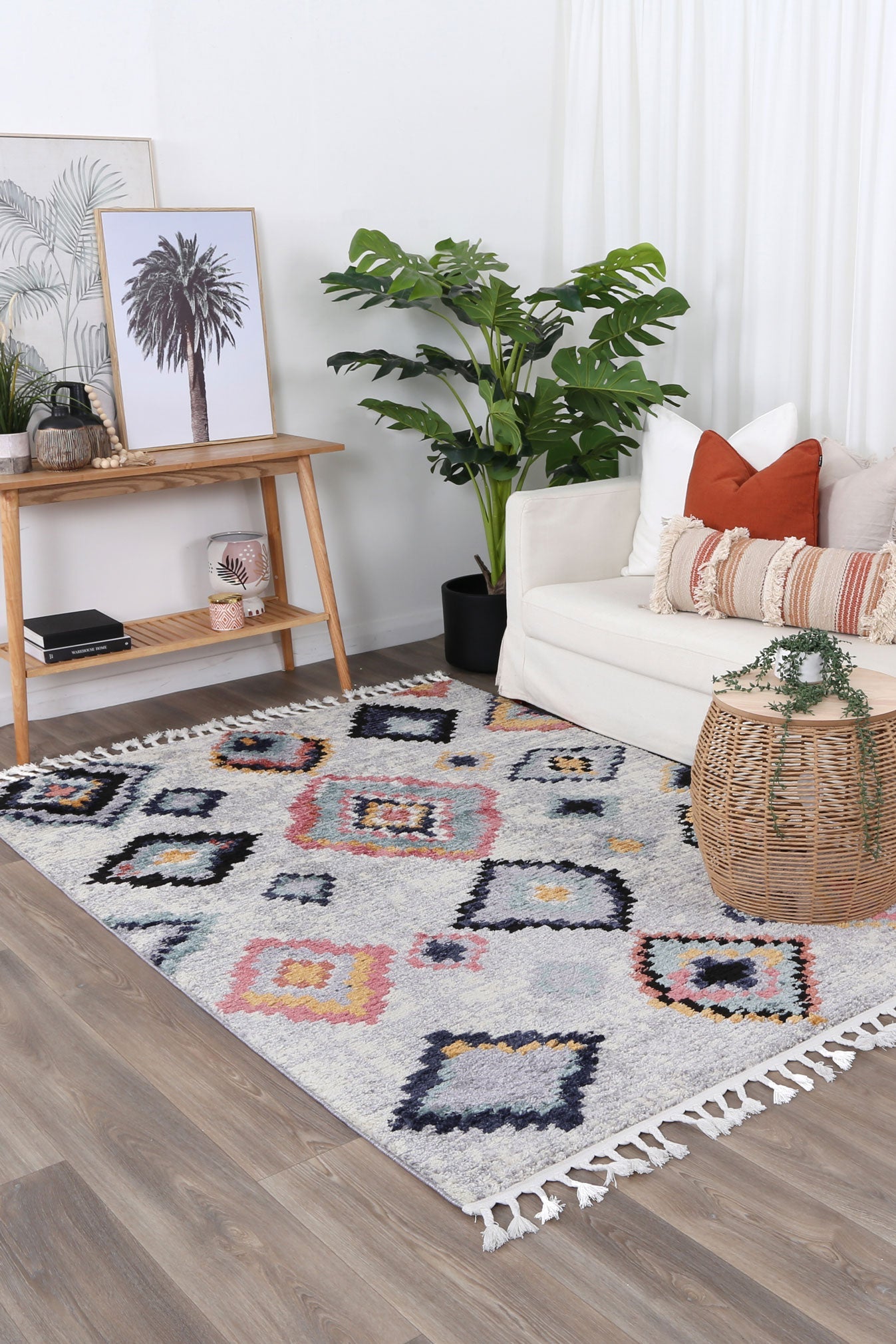 Montara Tribal Ash Rug (Morocco)