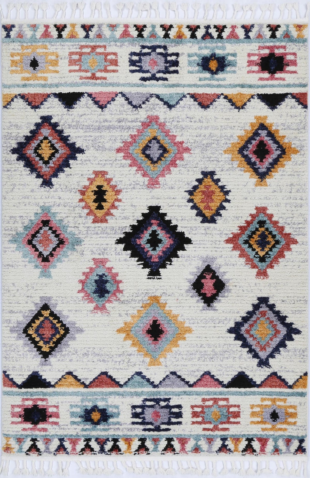 Montara Tribal Tile Multi Rug (Morocco)