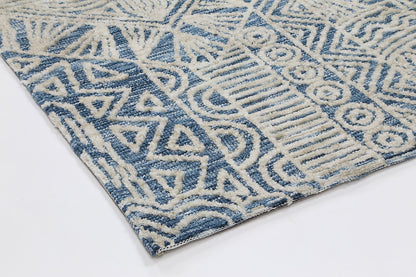 Estra Newburg Navy Tribal Rug
