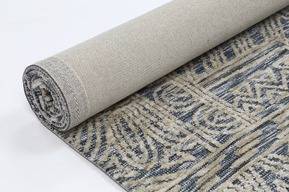 Estra Newburg Anthracite Tribal Rug