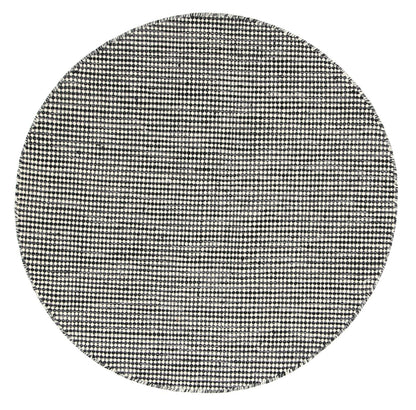 Elsinore Charcoal Reversible Wool Round Rug