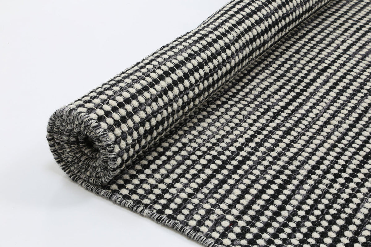 Elsinore Charcoal Reversible Wool Rug