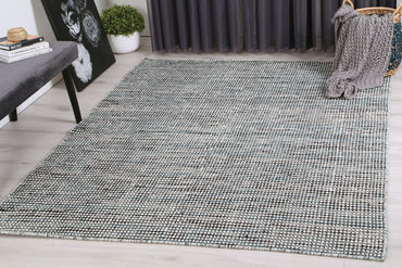 Elsinore Teal Reversible Wool Rug