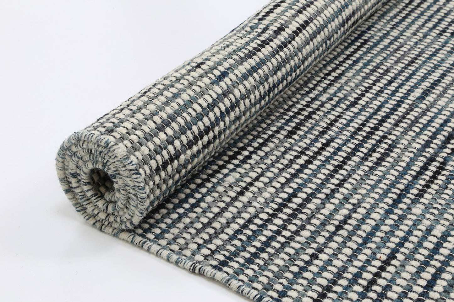 Elsinore Teal Reversible Wool Rug