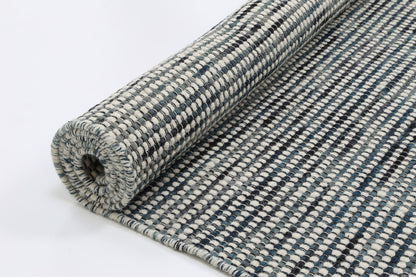 Elsinore Teal Reversible Wool Rug