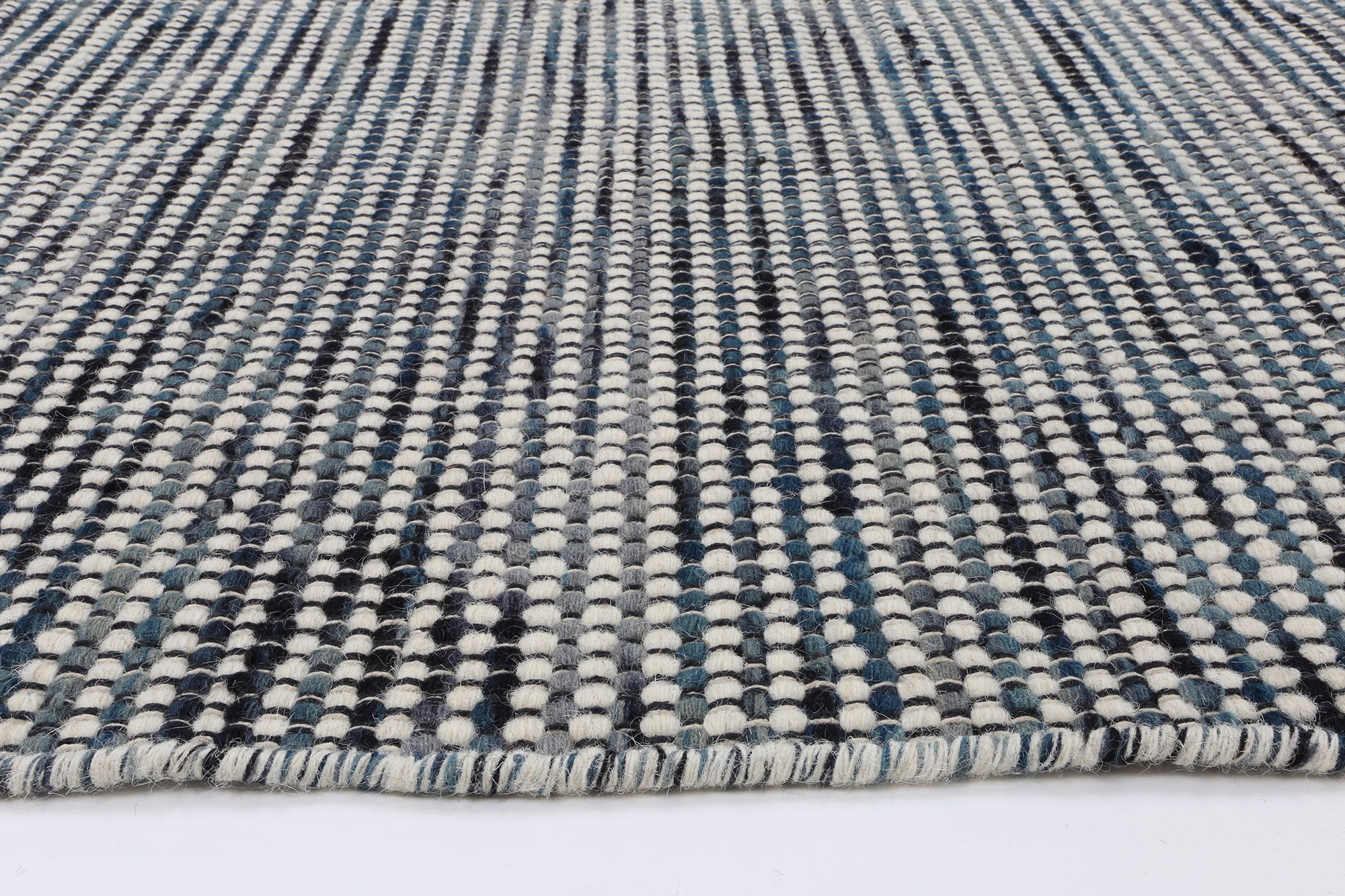 Elsinore Teal Reversible Wool Rug