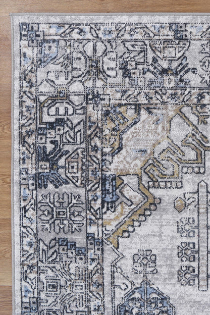 Palletto Taicang Blue & Grey Traditional Soft Rug